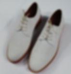 Thumbnail: Bucks Shoes in White Suede
