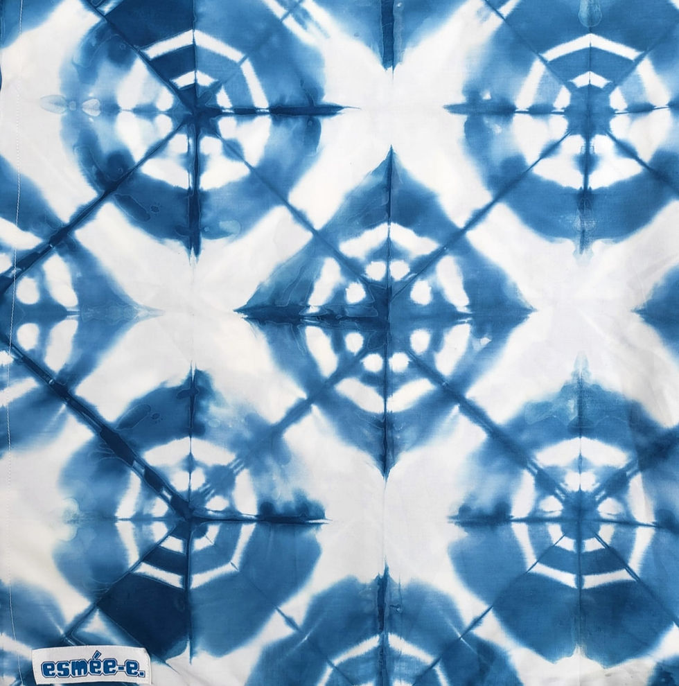 Organic Egyptian Cotton Hand Indigo Dyed Bandana