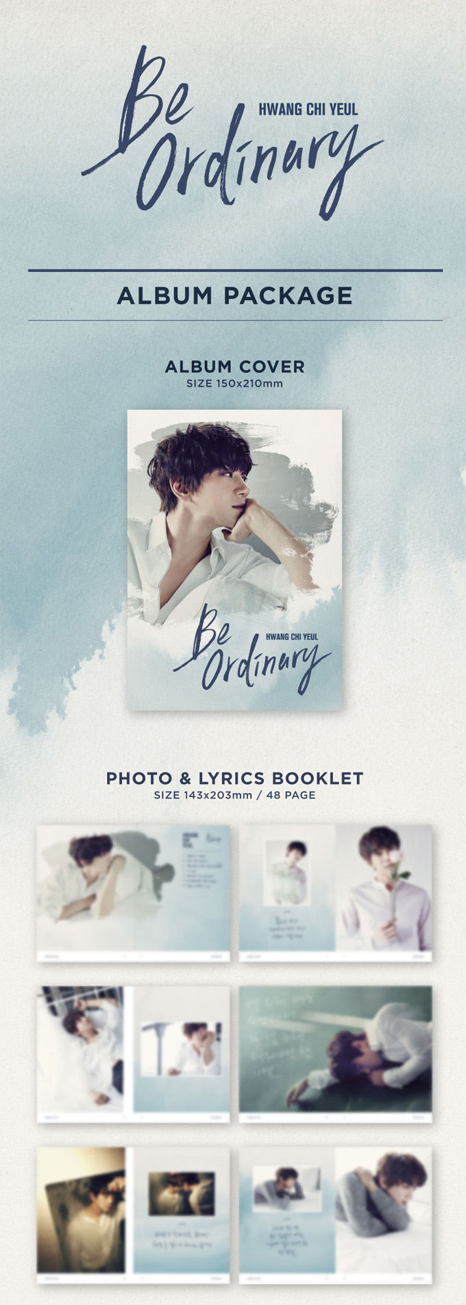 縮圖：HWANG CHI YEUL 1ST MINI ALBUM - BE ORDINARY CD