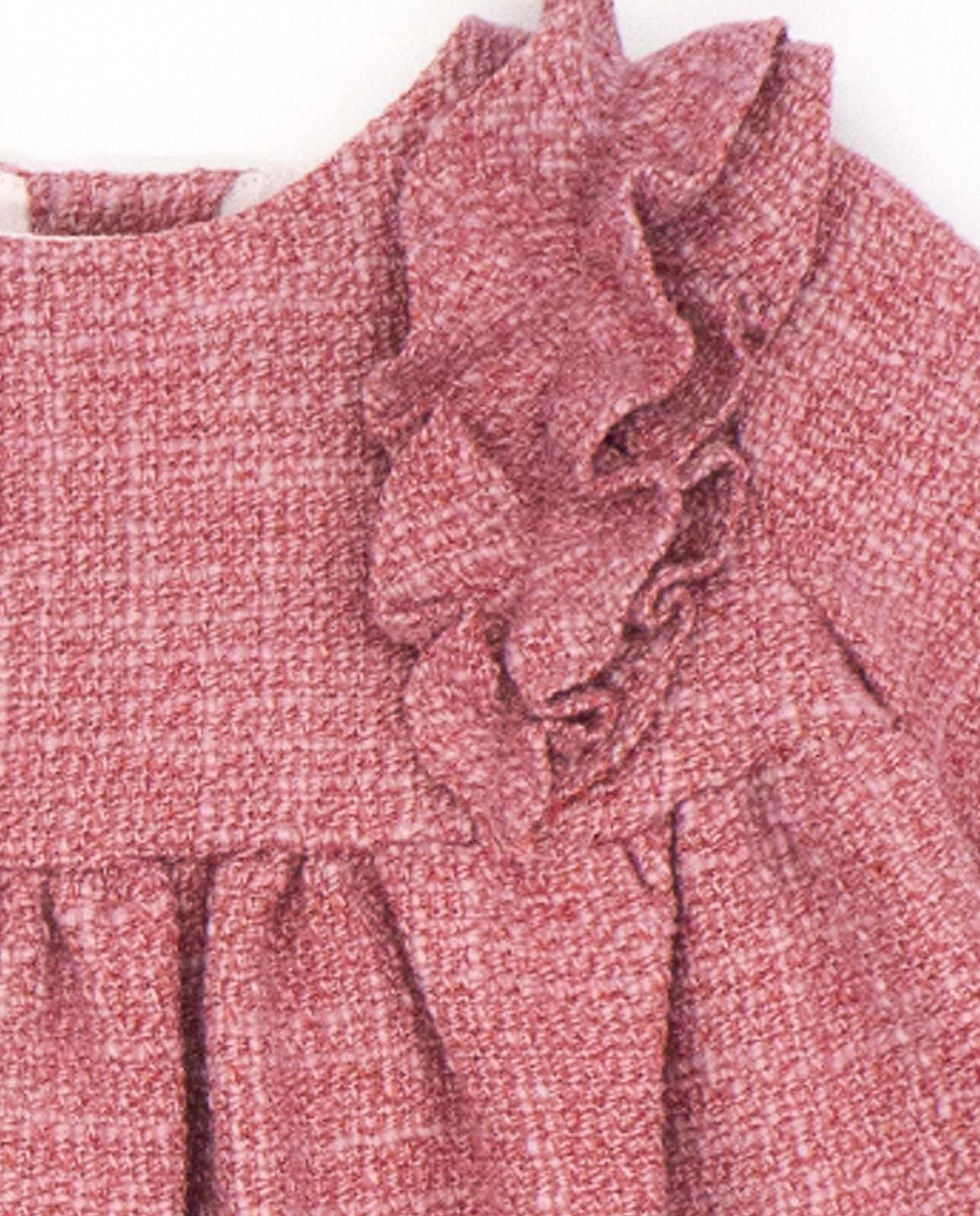 Miniatura: Vestido Tweed Volantes