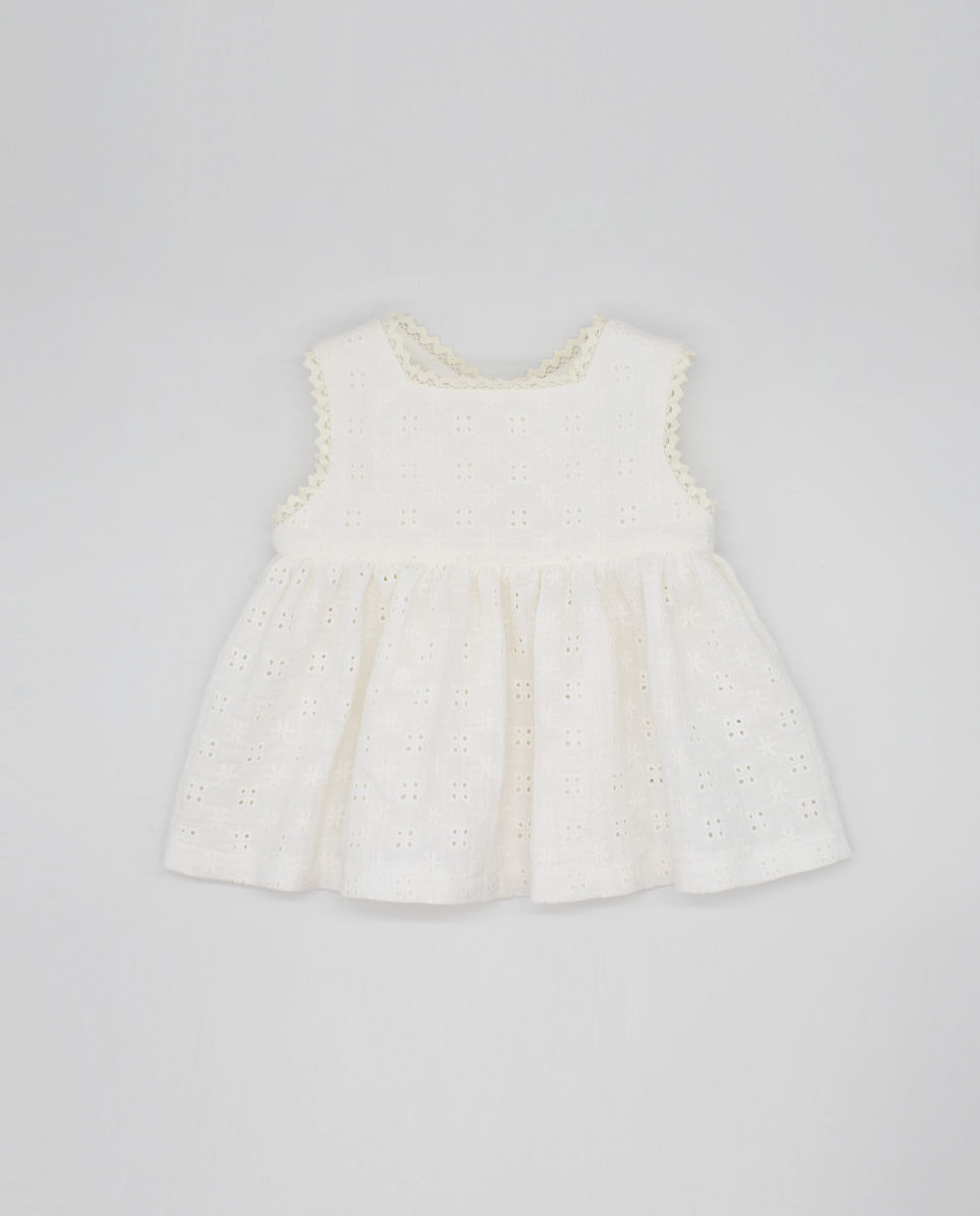 Miniatura: Vestido playa bordado con culetin