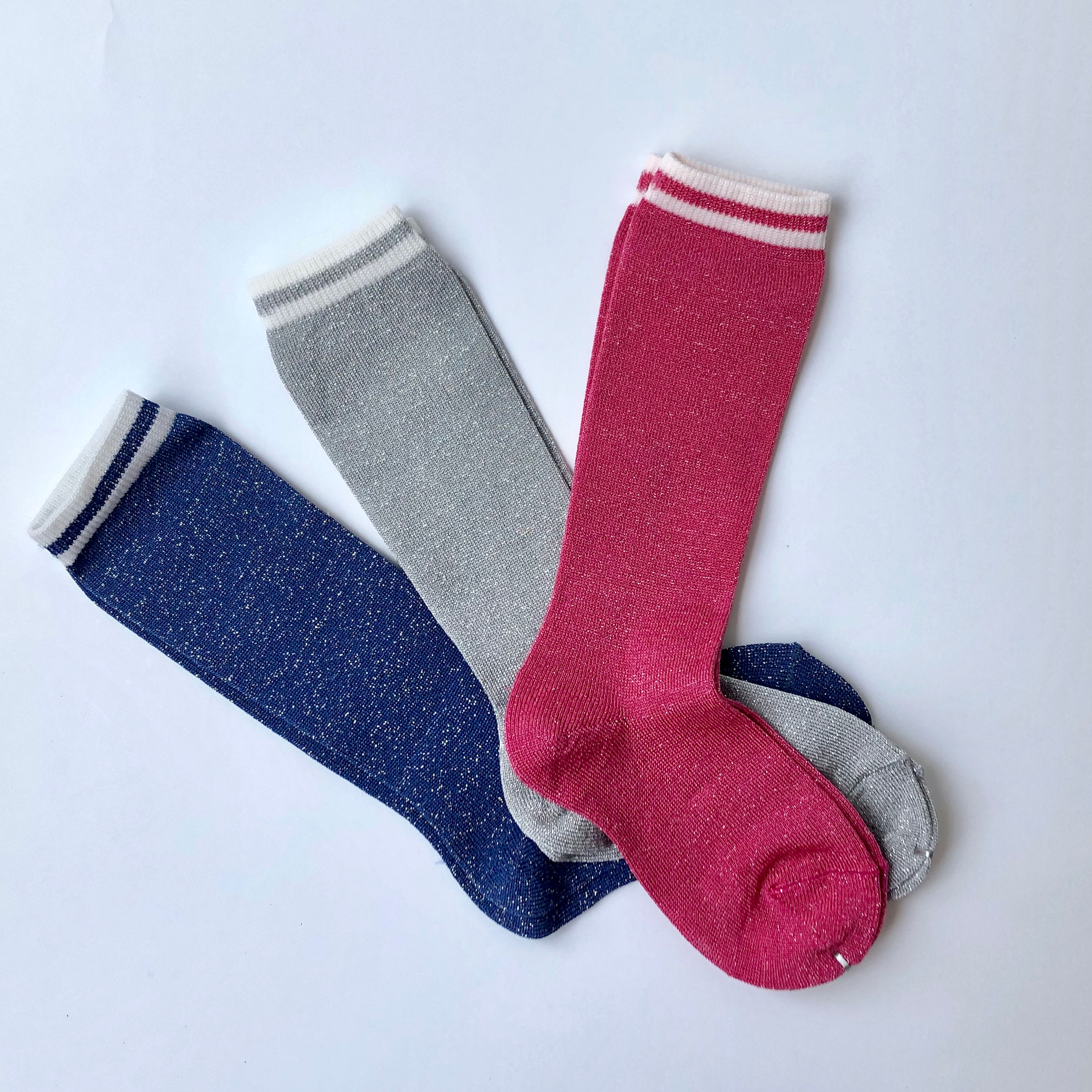 Calcetín Glitter Retro