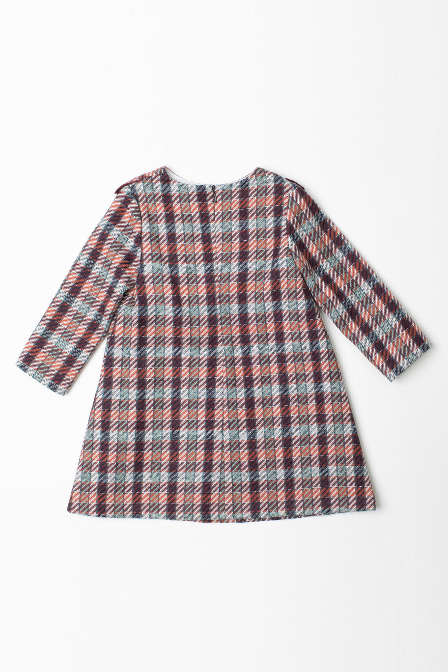 Miniatura: Vestido Cuadros con Pompon