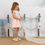 Miniatura: Vestido vichy con olan bordado