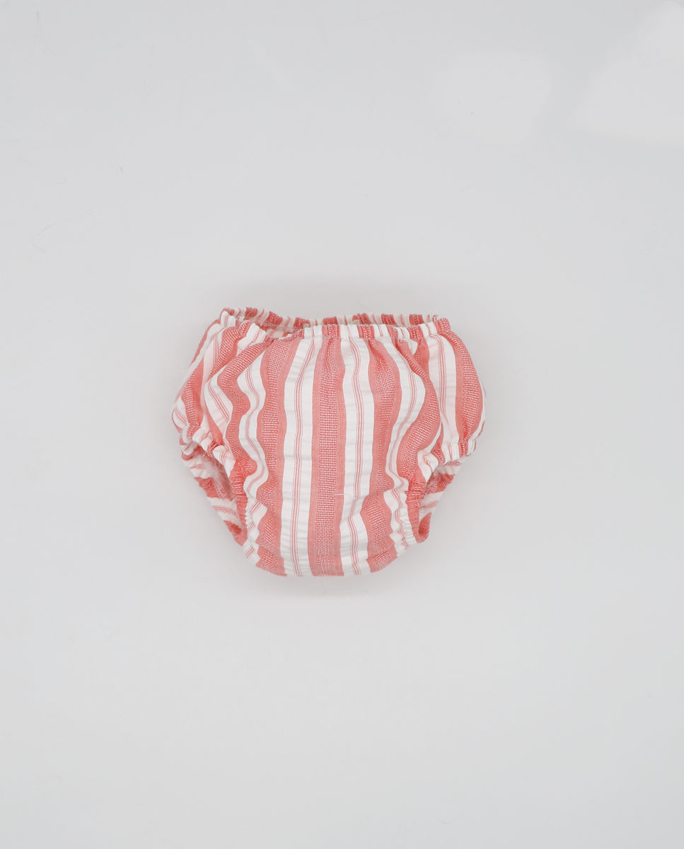 Miniatura: Vestido contraste con cubrepañal