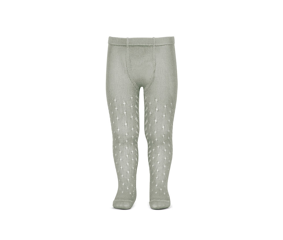 Malla Calada Perlé GRIS