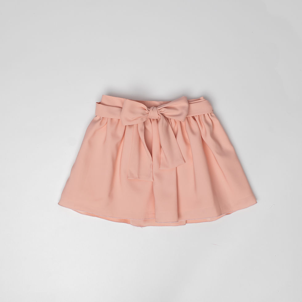 Miniatura: Falda Seda Rosa con Blusa de seda