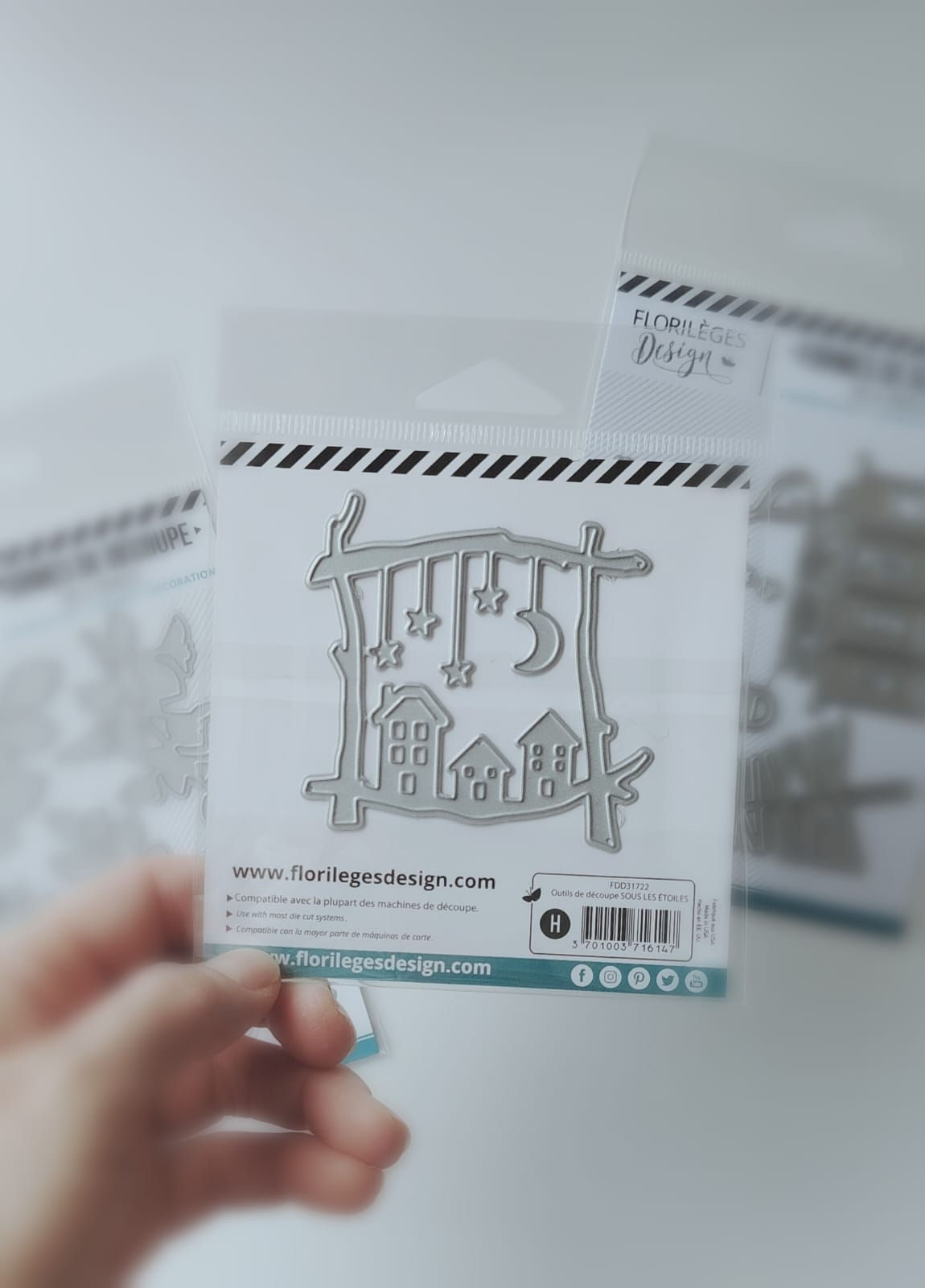 Troquel bajo las estrellas marca Florilèges Design