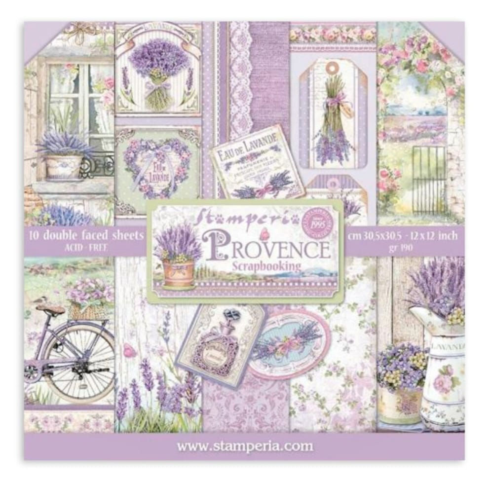 Bloc Provence 12X12" a doble cara