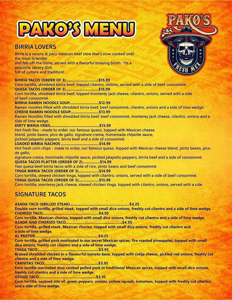 PAKO'S FRESH MEX epiQ Food Hall