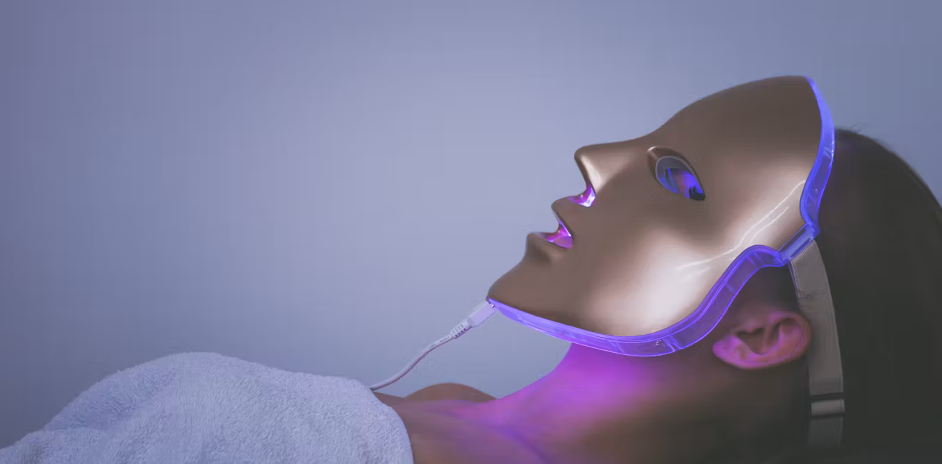 Purple Blue/Red Spectrum for Acne and Rejuvination