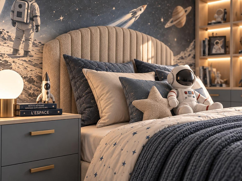 Chambre à thème d'enfant en modélisation 3D