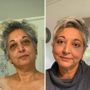 Before and after Makeup Masterclass