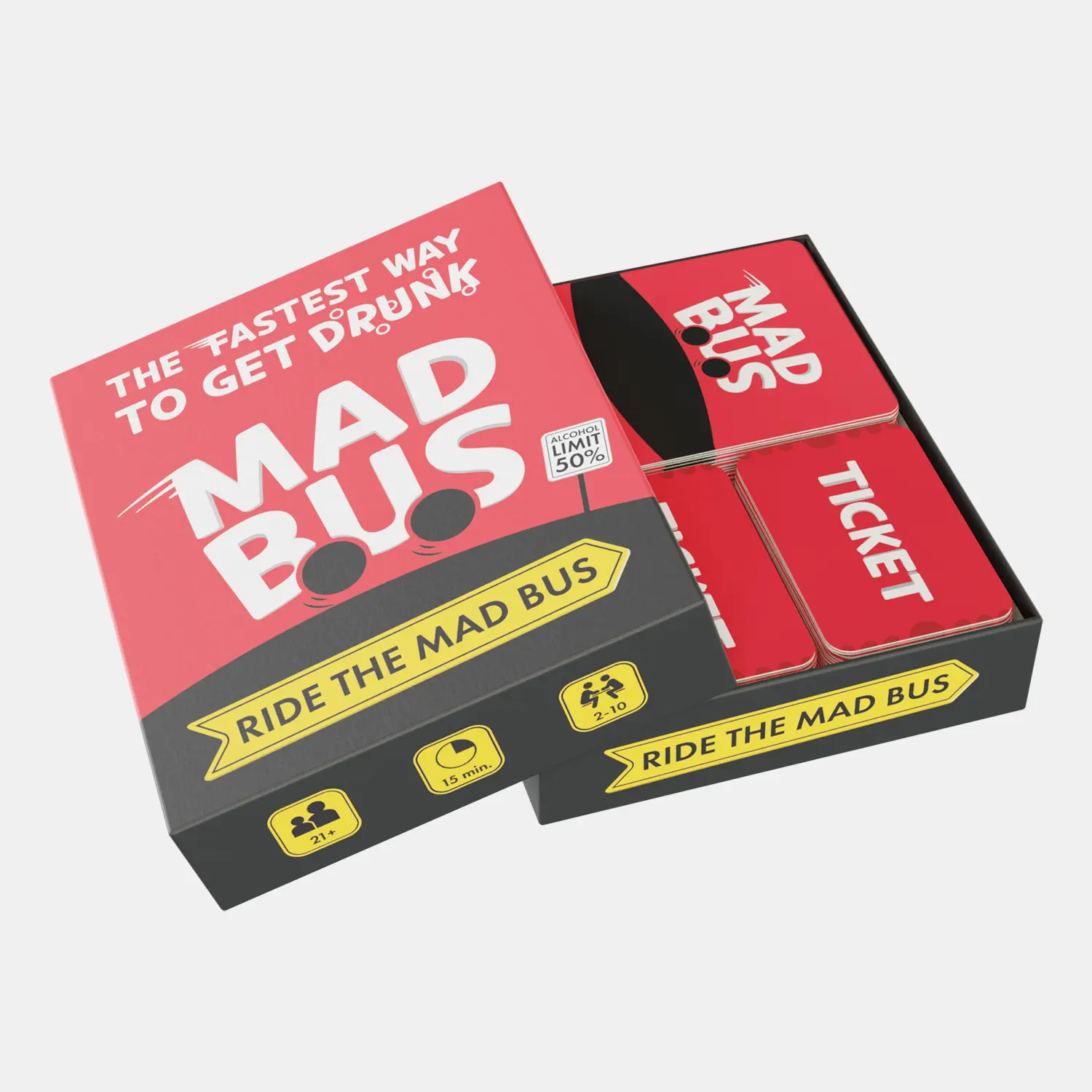 MadBus Party Drinking Card Game