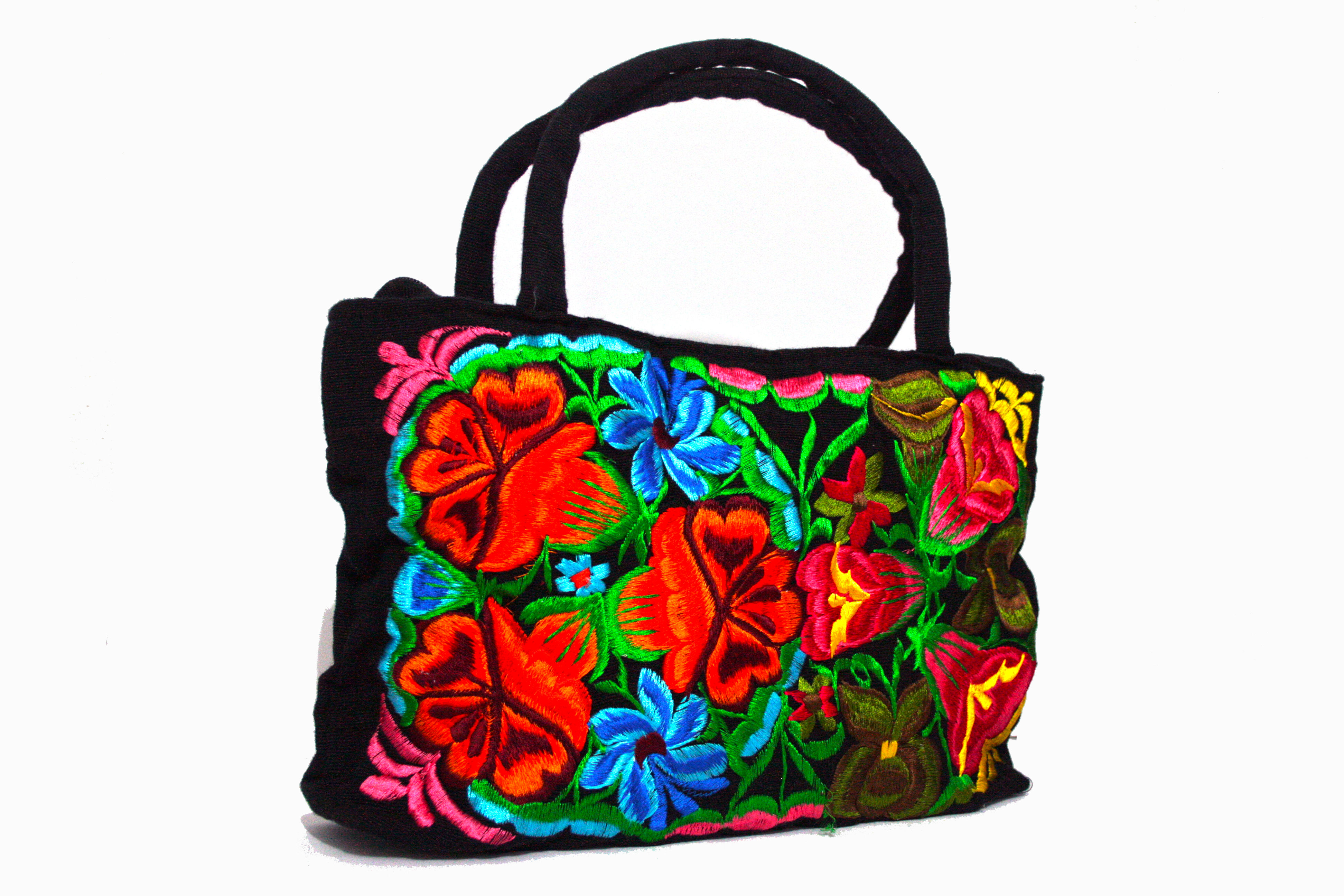 Bolsa floreada.