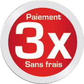 3x sans frais possible par chèques