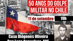 50 ANOS DO GOLPE NO CHILE NA CASA DE DIÓGENES DE OLIVEIRA