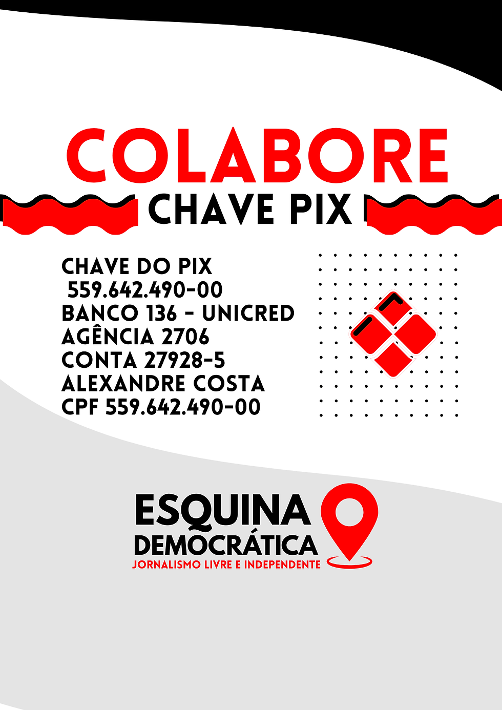 CARTA DE PRINCÍPIOS DO ESQUINA DEMOCRÁTICA JORNALISMO DE ALTA INTEGRIDADE NA ERA DA INTELI