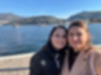 A selfie with mamma on Lake Como.