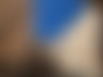 Sunny courtyard with beige historic buildings displaying sculptures and carvings. A person stands in the center under a clear blue sky.