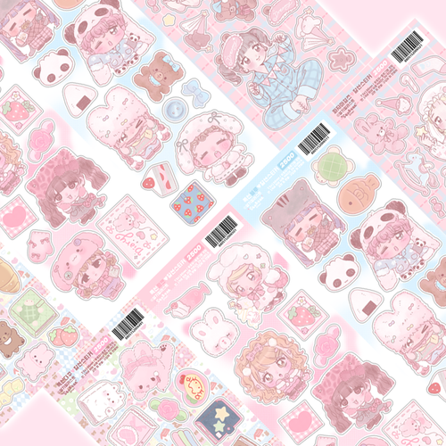 Fluffy Baby Sticker Series | Marshmallow Station
