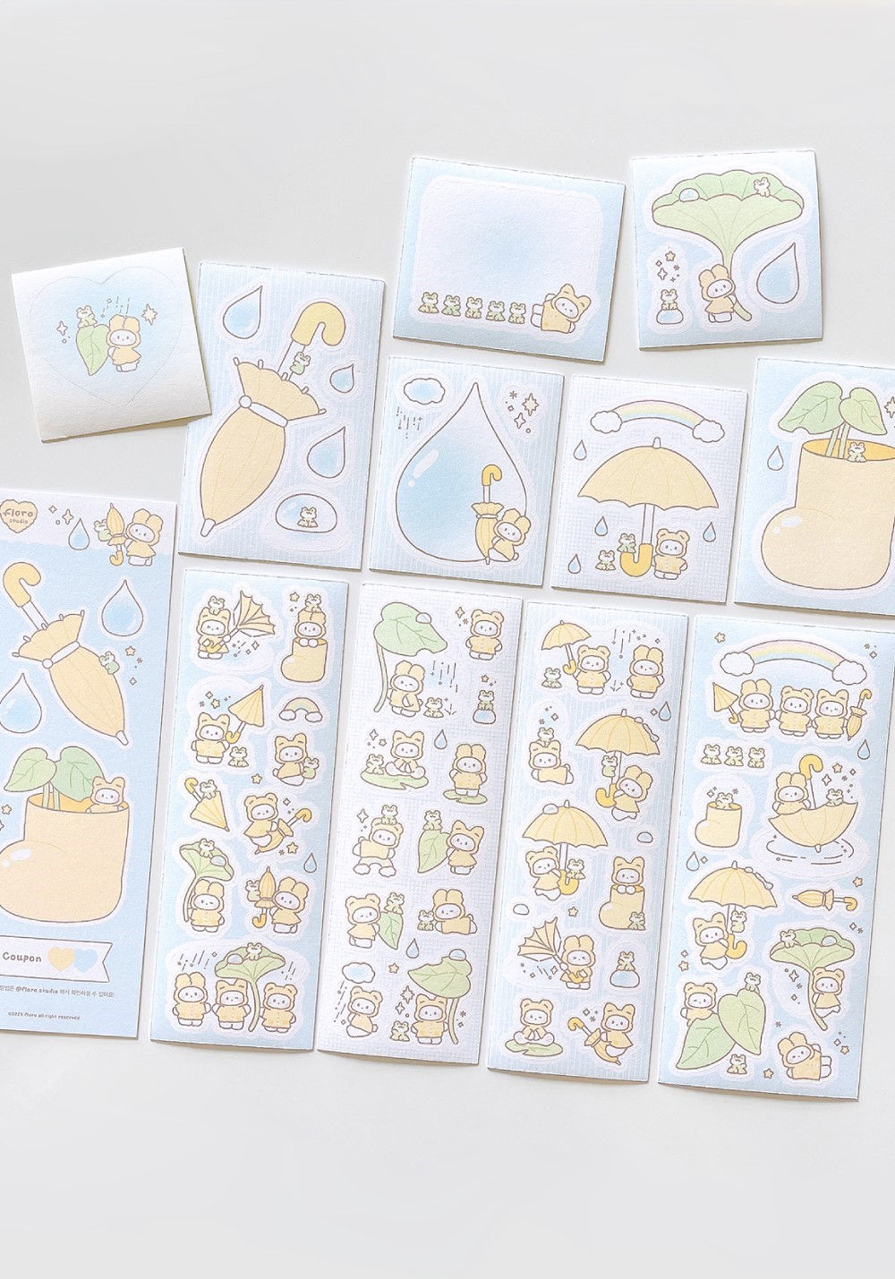 Rain Coat Babies Sticker Pack