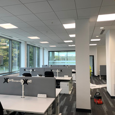 Lay-in Grid Ceiling installed on our project at Gatwick Airport for John Sisk & Son.