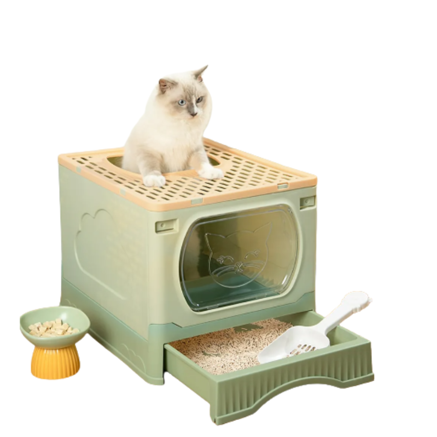 Nhà vệ sinh cho mèo PAW Meow Face Door Cat Litter Boxes