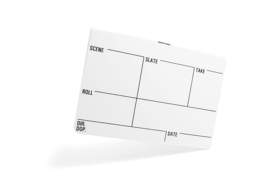 Thumbnail: Clapperboard, insert slate, filmklappa, klappa, whiteboard
