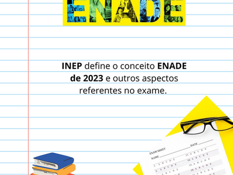 Conceito Enade referente ao ano de 2023