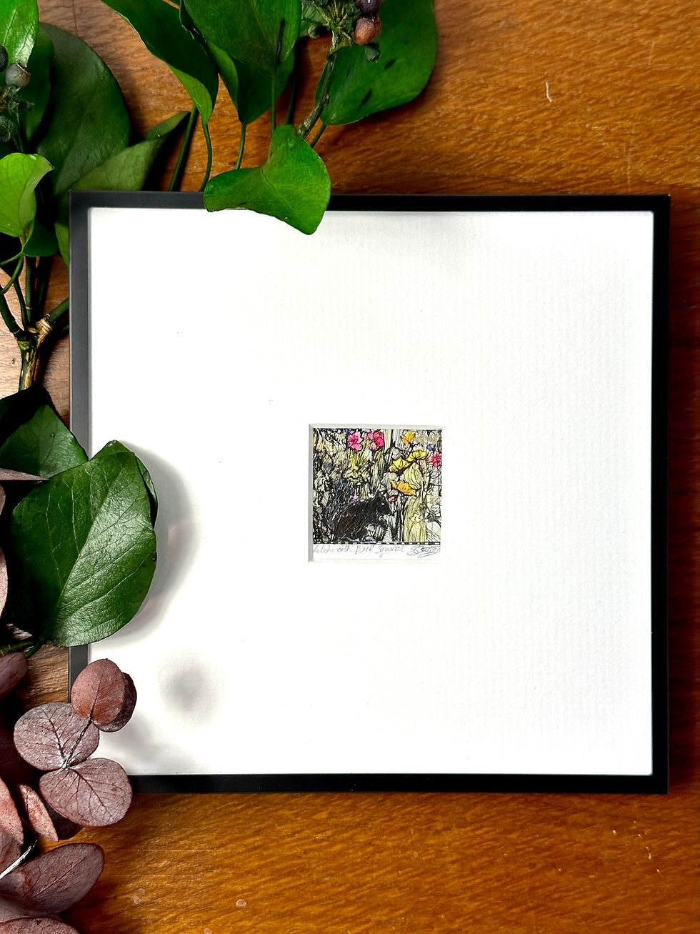 Thumbnail: Letchworth Black Squirrel | Fine Art Micro Print