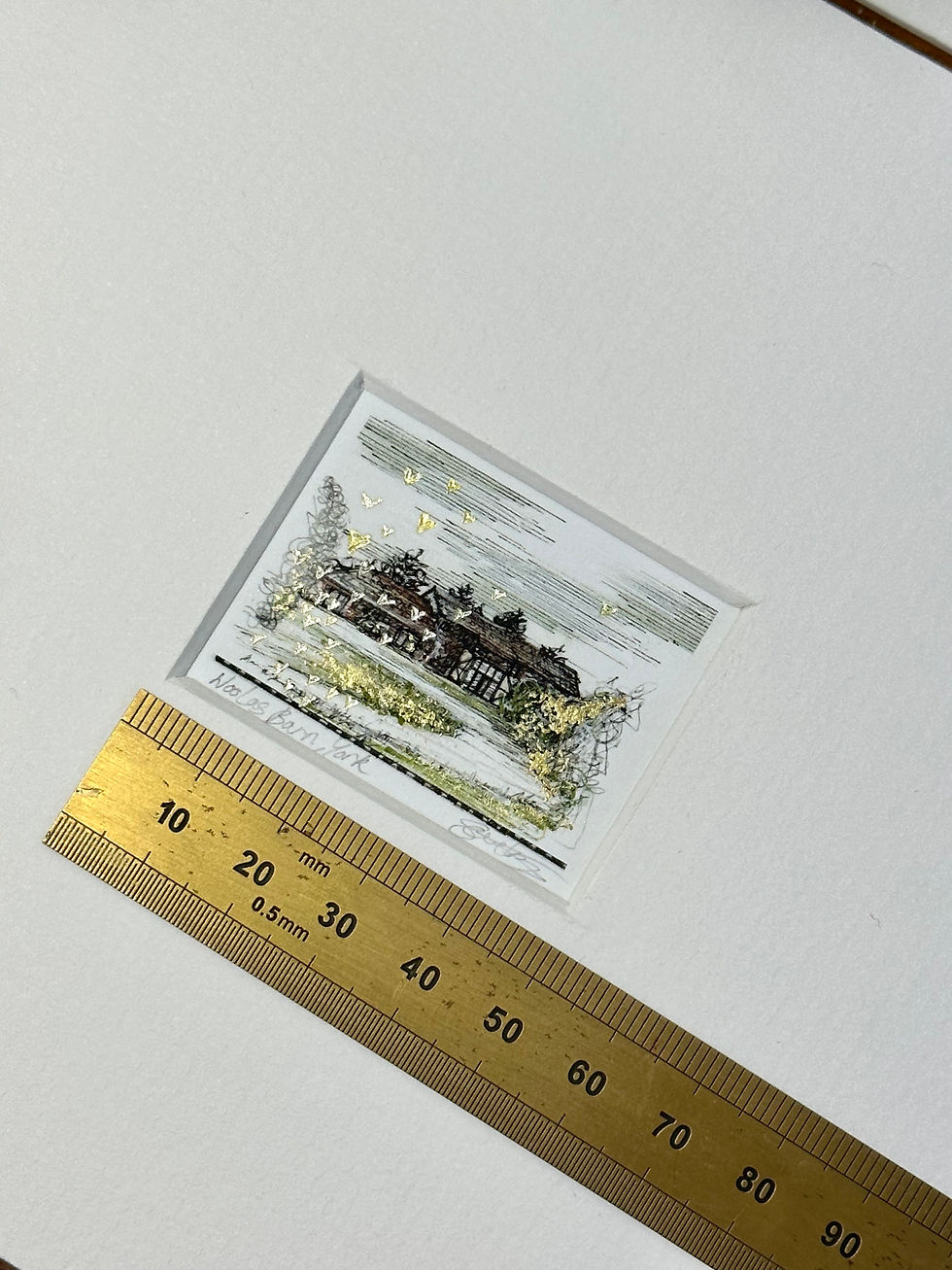 Thumbnail: Woolas Barn, York | Fine Art Micro Print