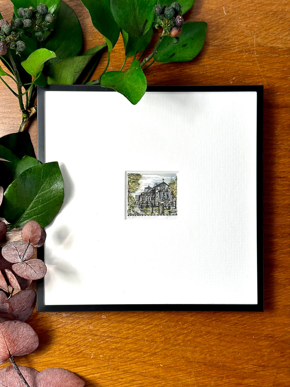 Thumbnail: St Katherine's Church, Ickleford | Fine Art Micro Print