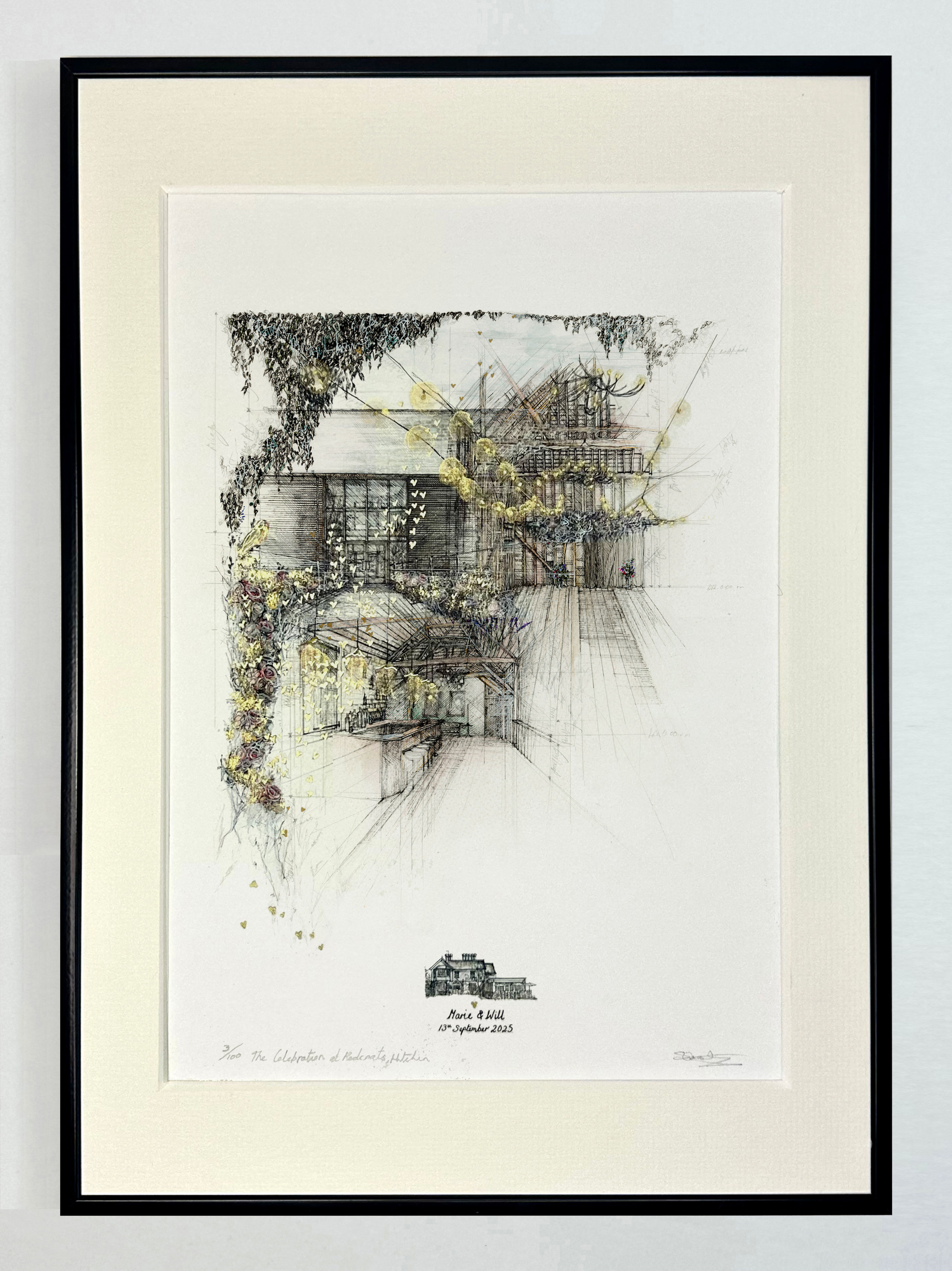 The Celebration at Redcoats, Hitchin | A3 or A2 size