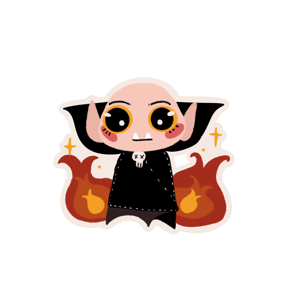 Baby Vampire - Holographic Sticker