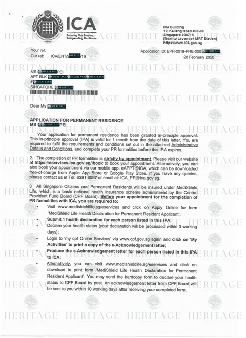 ipa 933589 singapore pr approval letter