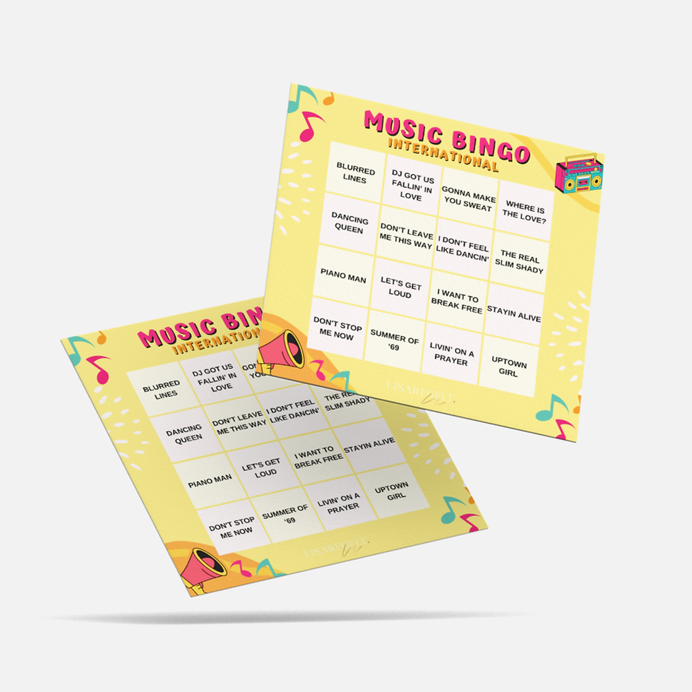 Muziekbingo internationaal