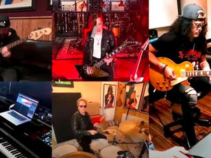 Slash, Gilby Clarke, Matt Sorum e Lzzy Hale fazem versão de “Come Together”, dos Beatles