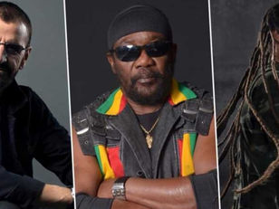 Ringo Starr, Ziggy Marley e Toots and the Maytals em versão de "Three Little Birds", de Bob Marley