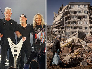 Metallica anuncia doação de 250 mil dólares para vítimas do terremoto na Síria e Turquia