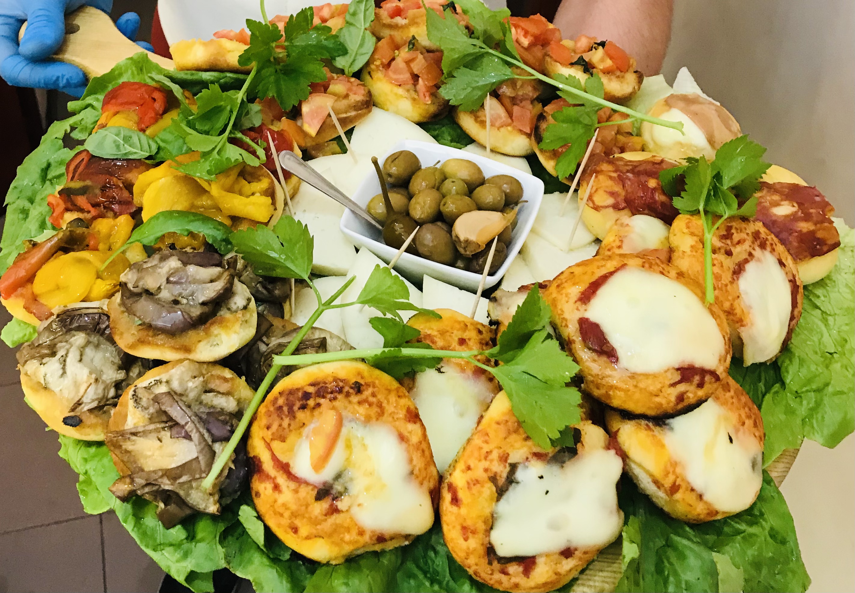 Arranged Food and Objects