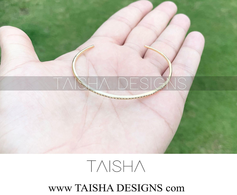 Thumbnail: 14KT Solid Gold Diamond Bracelet