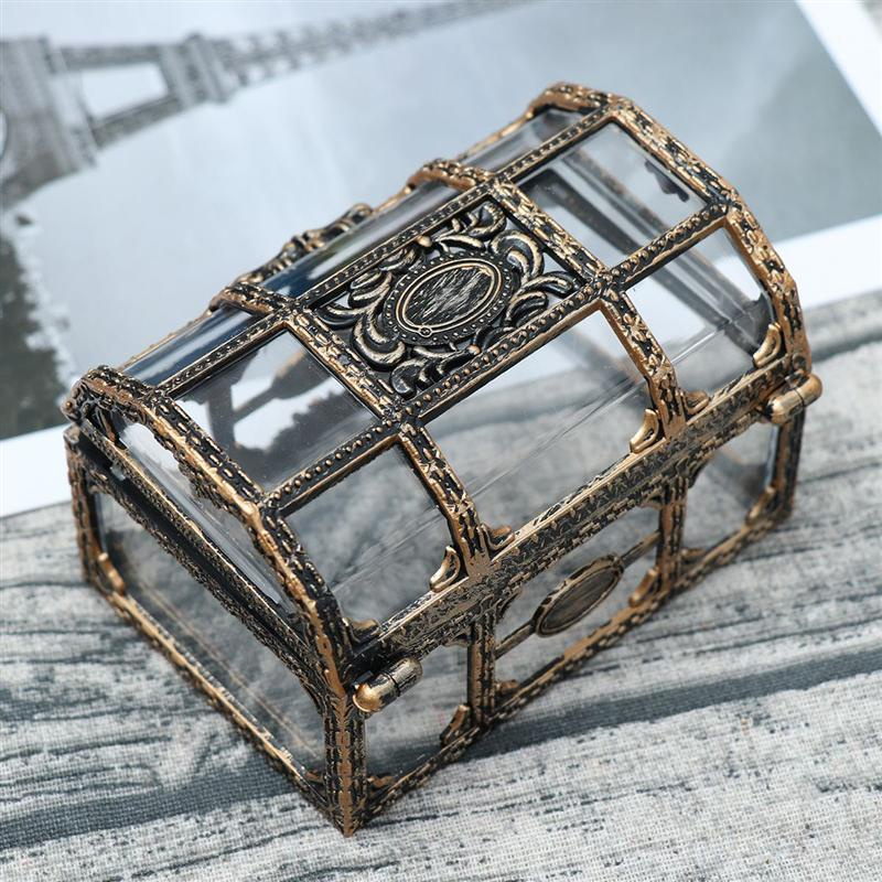 Miniatura: Mini baú transparente para joias — detalhe 1