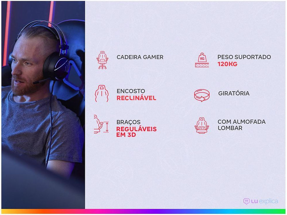 Miniatura: Cadeira Gamer XT Racer W Series