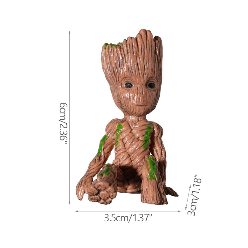 Mini Figuras Decorativas Groot com Vaso - Modelos e Kits — Modelo G