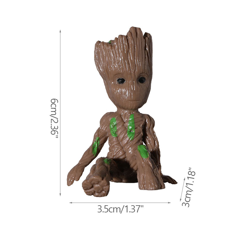 Mini Figuras Decorativas Groot com Vaso - Modelos e Kits — Modelo F
