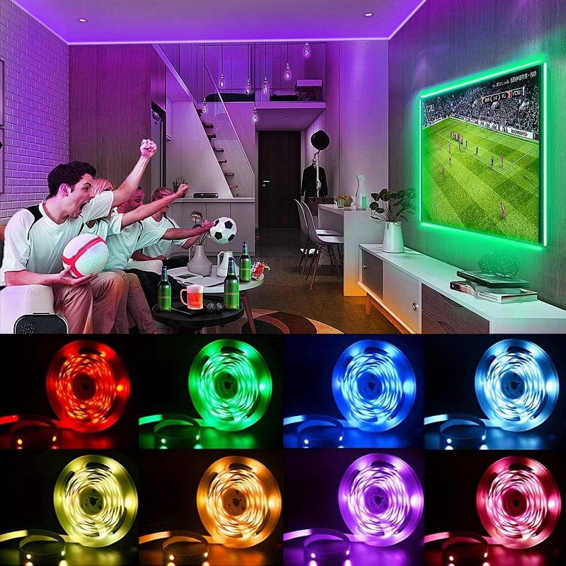 Miniatura: Fita LED RGB USB 5V — detalhe 2