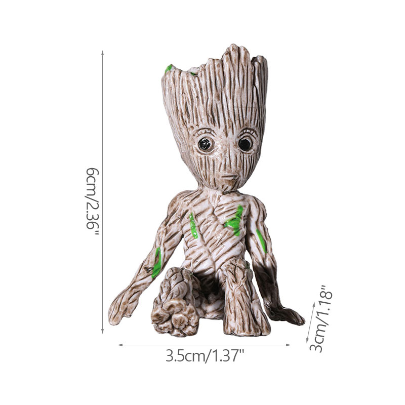 Mini Figuras Decorativas Groot com Vaso - Modelos e Kits — Modelo D