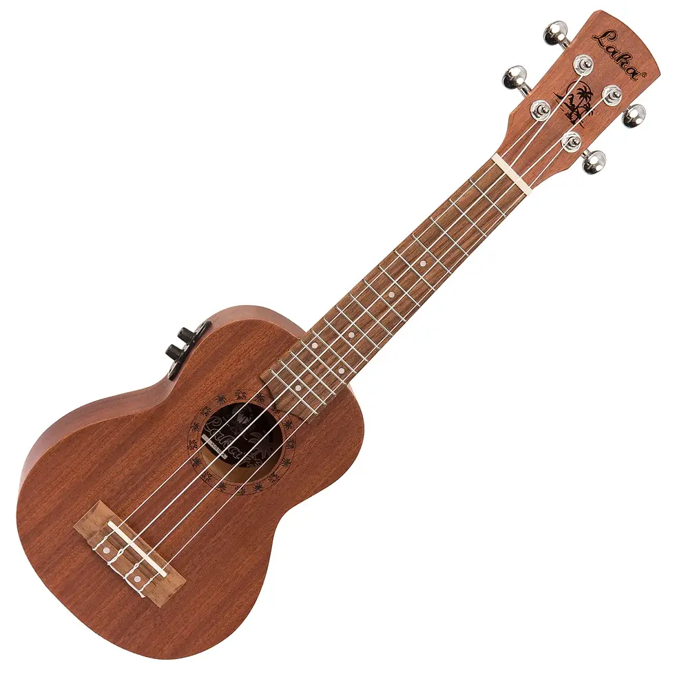 Thumbnail: Laka Mahogany Series Electro-Acoustic Soprano Ukulele & Carry Bag