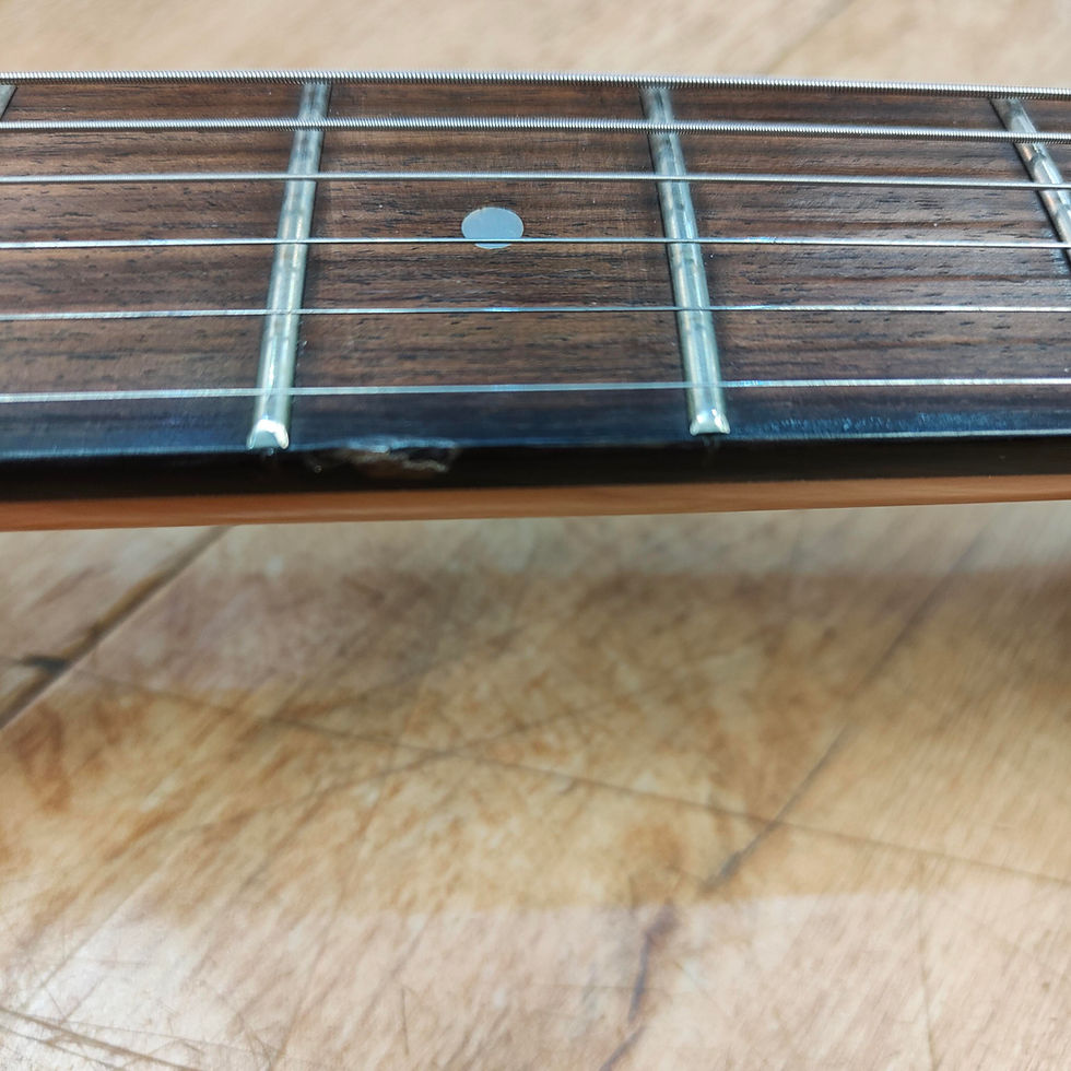 Thumbnail: Hondo Longhorn Electric Guitar 31 Frets 1978 Copper Burst - Used